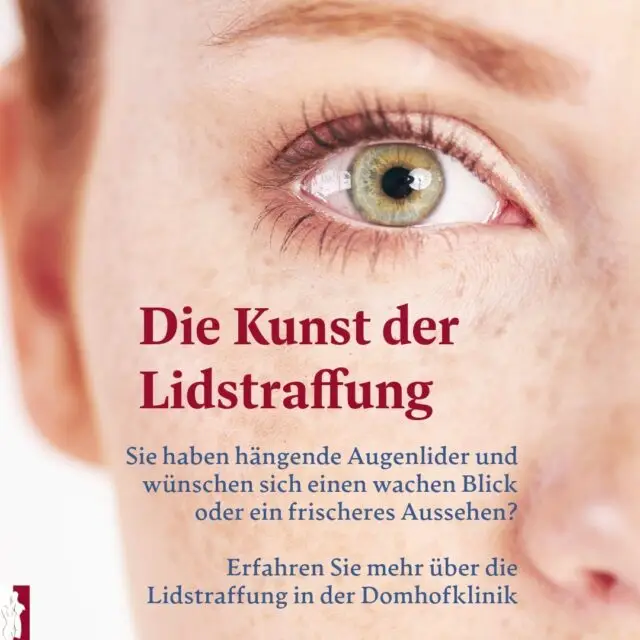 Frischer Blick dank Lidstraffung
Ein klarer, wacher Blick kann viel bewirken – beruflich wie privat.In der Domhofklinik Aachen bieten wir Ihnen die Möglichkeit, durch eine sanfte Oberlidstraffung müde, schwer wirkende Augenpartien zu korrigieren und Ihre natürliche Ausstrahlung zu unterstreichen. Zugleich kann sie Einschränkungen im Sehfeld beheben. Ebenso können geschwollene, störende Tränensäcke entfernt werden.Nach der OP wirkt Ihr Blick offener und wacher. Ihre Augenpartie lässt Sie jünger wirken.
Dr. Helge Jens und sein Team nimmt sich Zeit für Ihre individuellen Wünsche und berät Sie persönlich und kompetent. Mit langjähriger Erfahrung in der ästhetischen Chirurgie sorgt er für Ergebnisse, die überzeugen – ganz ohne künstlich zu wirken.
💬 Sie möchten mehr erfahren?
Vereinbaren Sie jetzt Ihr unverbindliches Beratungsgespräch – wir freuen uns auf Sie!
📍 Domhofklinik Aachen
📞 Terminvereinbarung unter: 0241-479920 oder drjens.de
#Domhofklinik #Lidstraffung #Oberlidstraffung #FrischerBlick #ÄsthetischeChirurgie #PlastischeChirurgie #AachenBeauty #NatürlichSchön
#DrHelgeJens #Verjüngung #Schlupflider #Augenblick #BeratungMitVertrauen #KlinikAachen #WacherBlick #SchönheitMitSicherheit