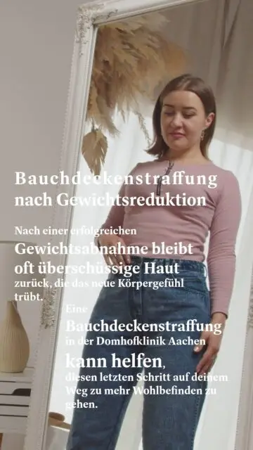 💪 „Sie haben Großes geschafft – jetzt ist es Zeit, dass Ihr Körper das auch zeigt.“
Nach einer erfolgreichen Gewichtsabnahme bleibt oft überschüssige Haut zurück, die das neue Körpergefühl trübt. Eine Bauchdeckenstraffung in der Domhofklinik Aachen kann helfen, diesen letzten Schritt auf Ihrem Weg zu mehr Wohlbefinden zu gehen.👨⚕ Dr. Helge Jens und sein Team begleiten dich mit viel Erfahrung und Einfühlungsvermögen. Ziel ist ein natürliches Ergebnis, das Ihre Leistung unterstreicht – für ein neues Körpergefühl, das zu Ihrem Erfolg passt.💬 Viele unserer Patienten berichten, dass sie sich nach der OP endlich „vollständig angekommen“ fühlen – körperlich und emotional.📍 In der Domhofklinik bieten wir Ihnen eine individuelle Beratung und eine Behandlung auf höchstem medizinischen Niveau – diskret, sicher und mit Herz.📆 Jetzt Termin vereinbaren und den letzten Schritt deiner Transformation gehen!#Bauchdeckenstraffung #Gewichtsverlust #BodyTransformation #Domhofklinik #DrHelgeJens #AachenBeauty #Selbstbewusst #BodyConfidence #Hautstraffung #NatürlichSchön